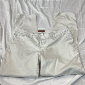 Women's White Straight Leg Jeans